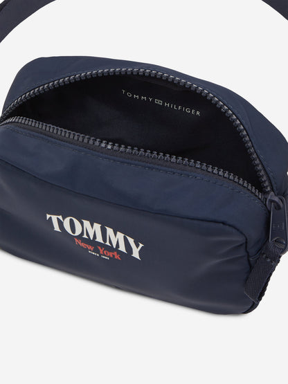 Kids Varsity Crossbody Bag in Navy (18cm)