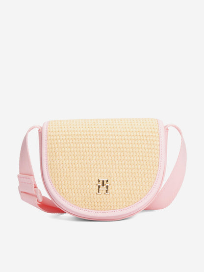 Girls Summer Prep Flap Bag in Beige (16cm)