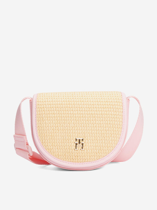 Girls Summer Prep Flap Bag in Beige (16cm)