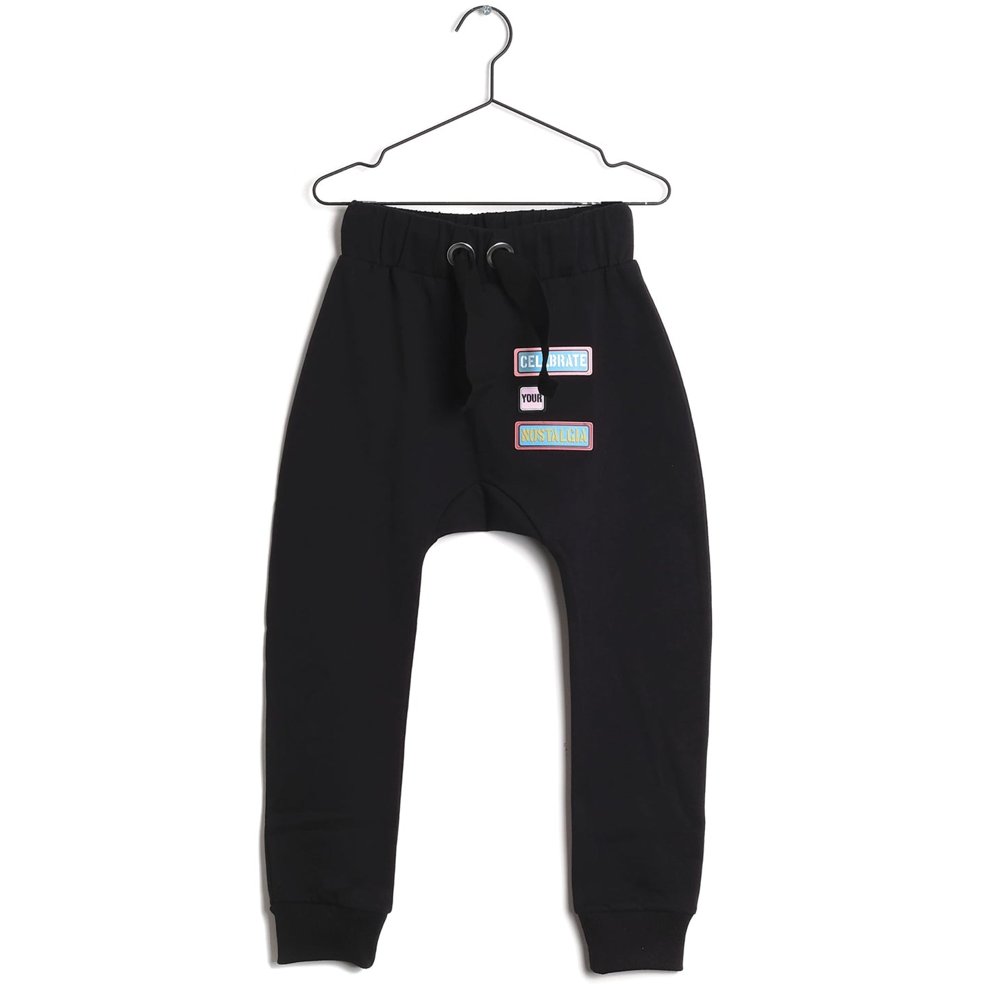 Girls Black Cotton Trousers