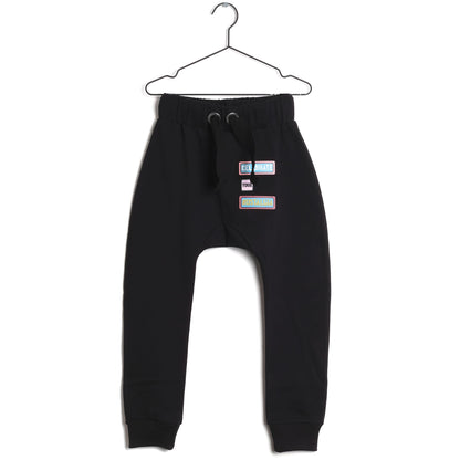 Girls Black Cotton Trousers