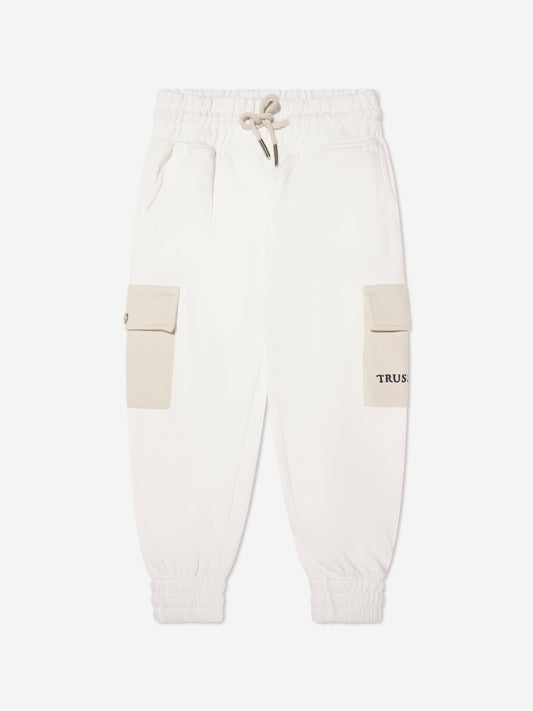 Trussardi Boys Umati 慢跑裤（象牙色）
