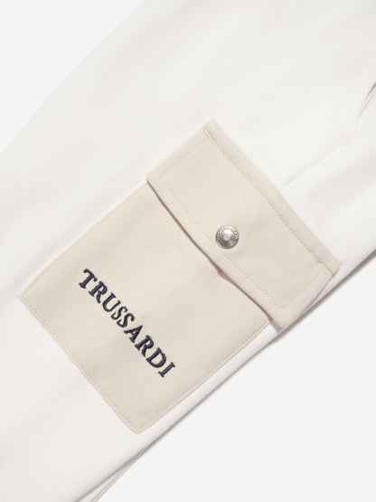 Trussardi Boys Umati 慢跑裤（象牙色）