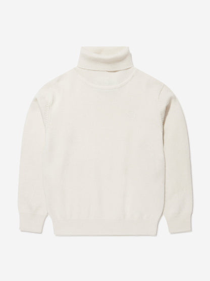 Trussardi 男孩象牙色 Kurah 毛衣