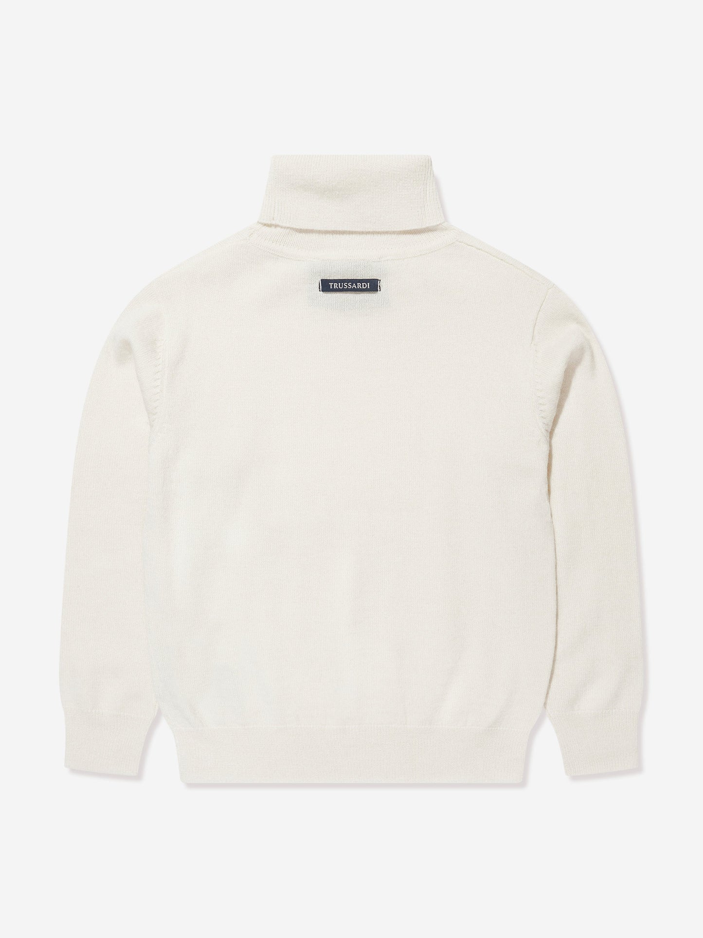 Trussardi 男孩象牙色 Kurah 毛衣