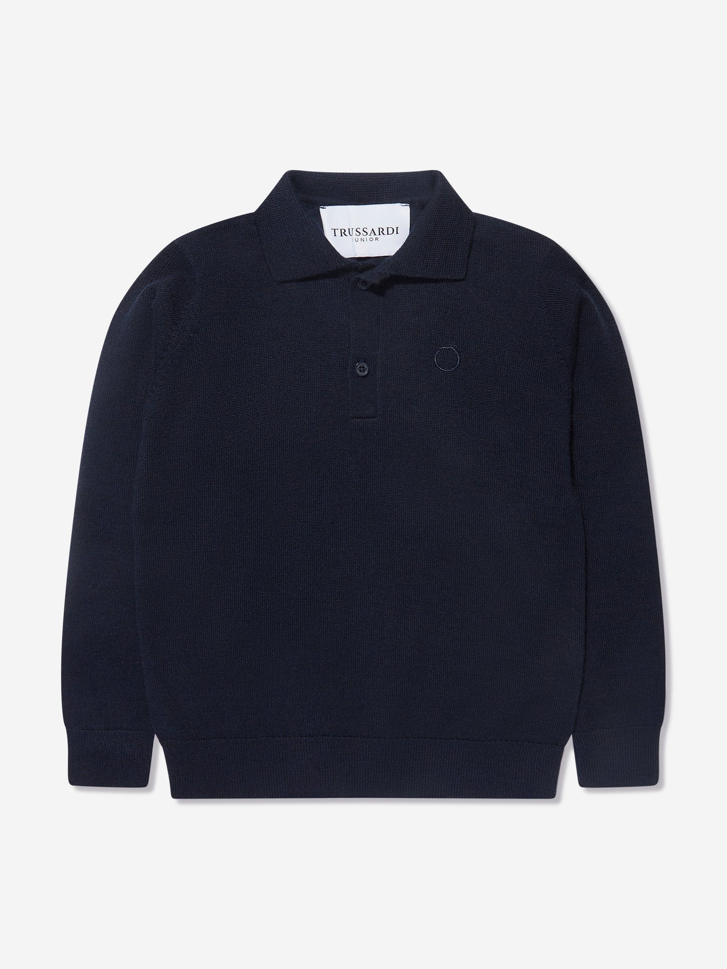 Trussardi 男童 Sidus 长袖 Polo 衫（海军蓝）