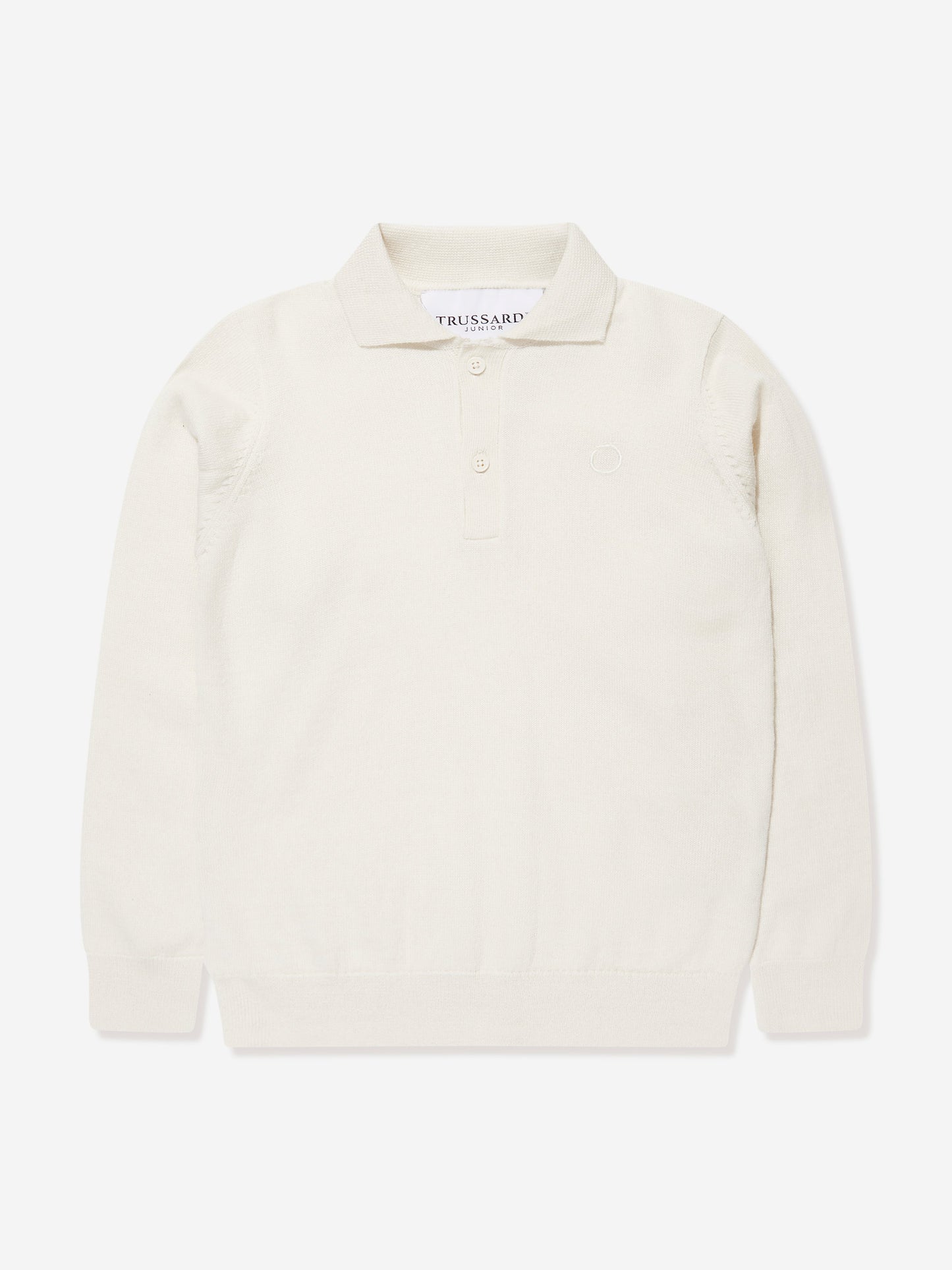 Trussardi 男童 Sidus 长袖 Polo 衫（象牙色）