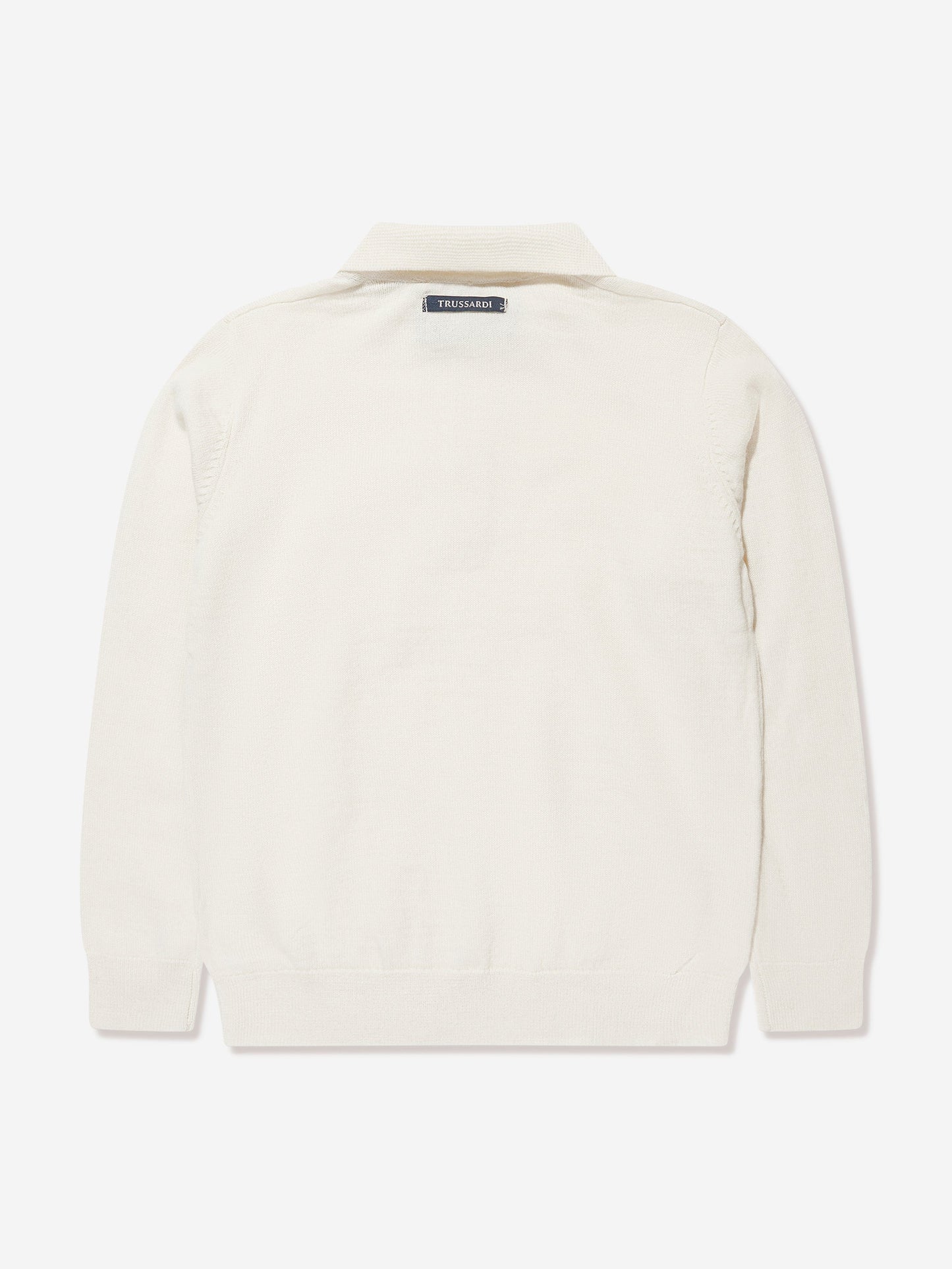 Trussardi 男童 Sidus 长袖 Polo 衫（象牙色）