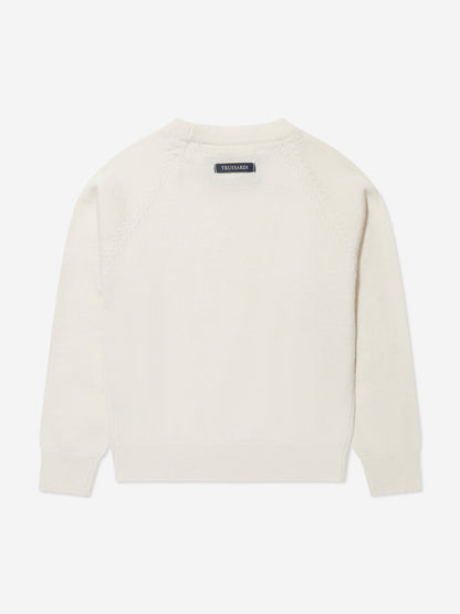 Trussardi Boys Hershel 象牙色运动衫
