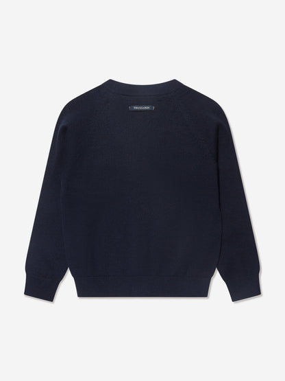 Trussardi Boys Menkent 海军蓝开衫