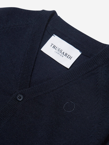 Trussardi Boys Menkent 海军蓝开衫
