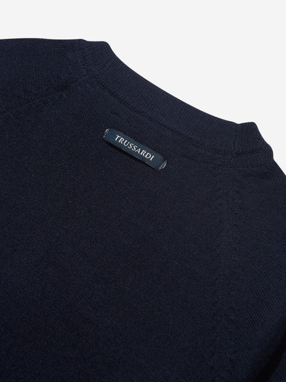 Trussardi Boys Menkent 海军蓝开衫