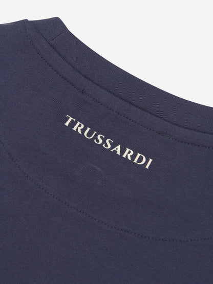 Trussardi 男童 Azha 长袖 T 恤（海军蓝）