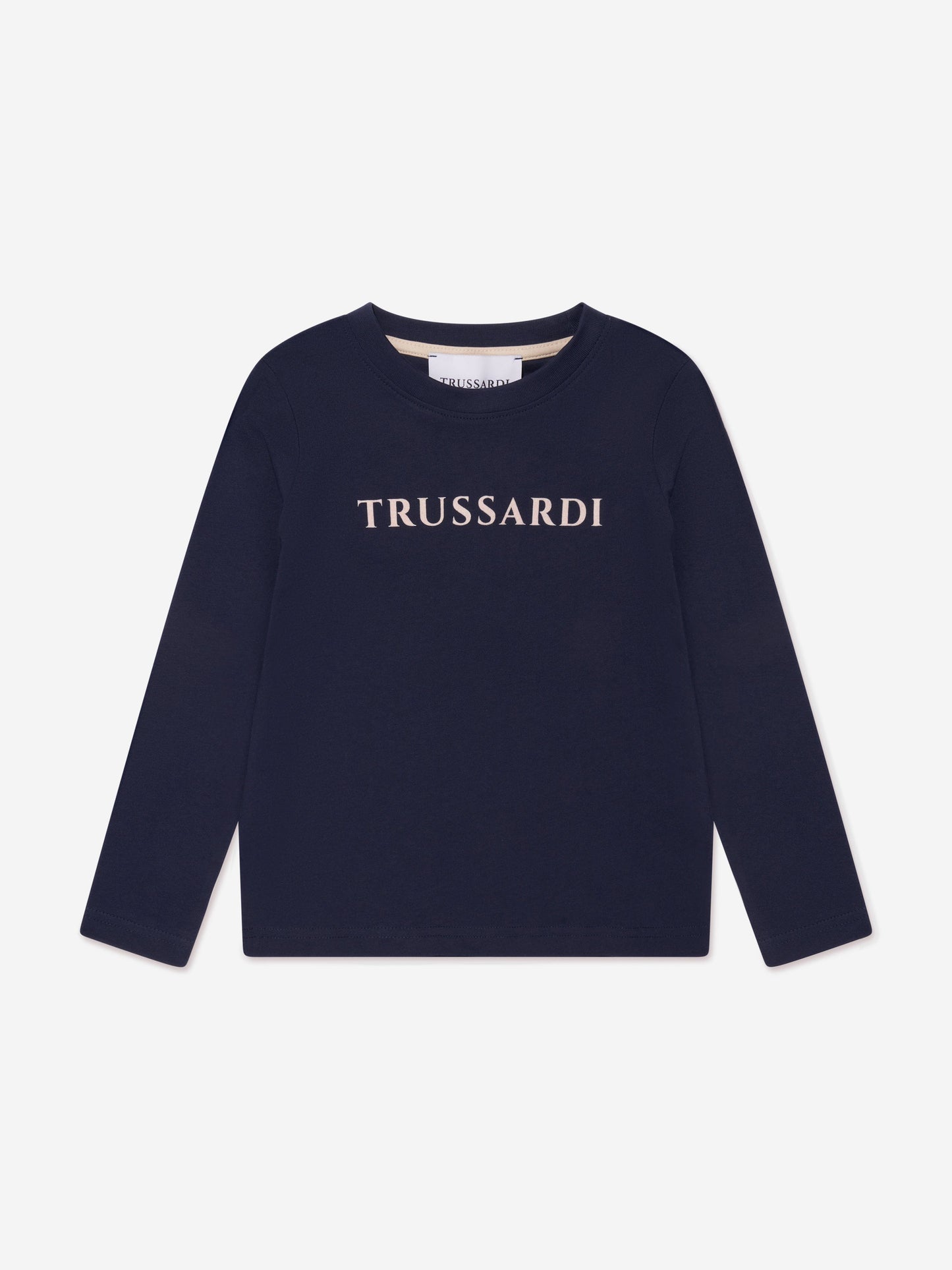 Trussardi 男童 Beid 长袖 T 恤（海军蓝）