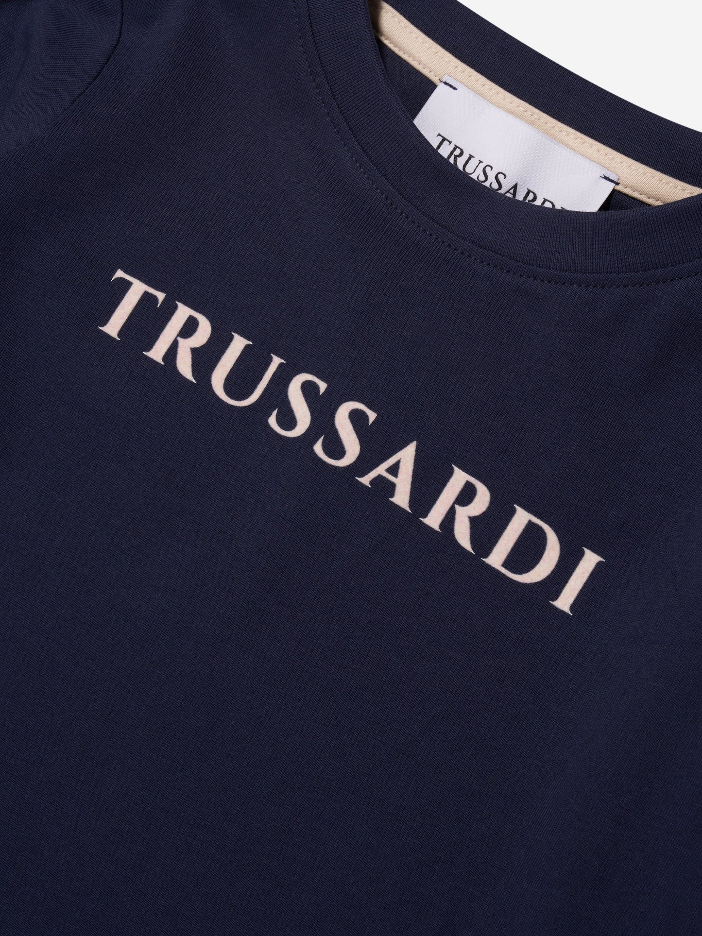 Trussardi 男童 Beid 长袖 T 恤（海军蓝）