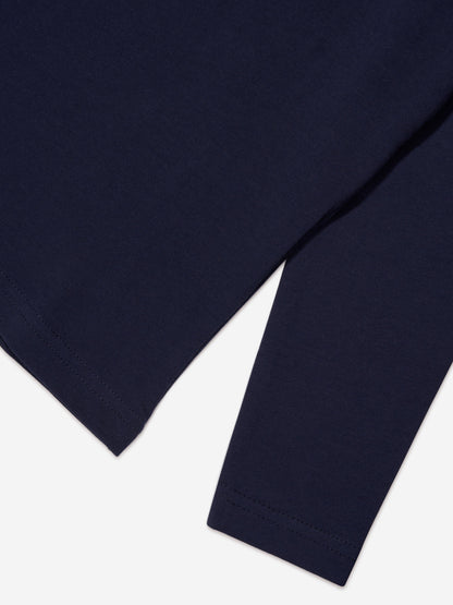 Trussardi 男童 Beid 长袖 T 恤（海军蓝）