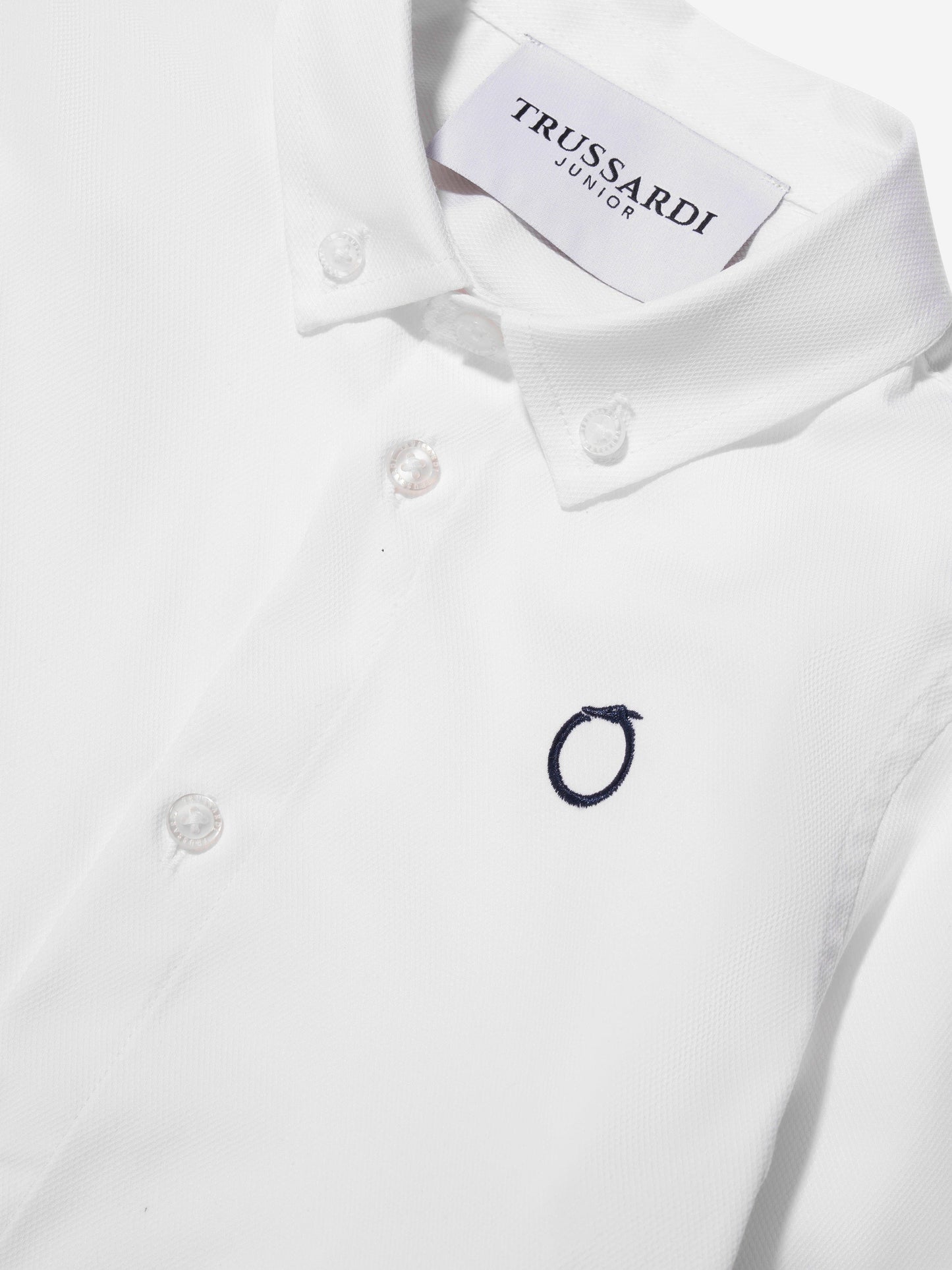 Trussardi 男童 Barlog 象牙色衬衫