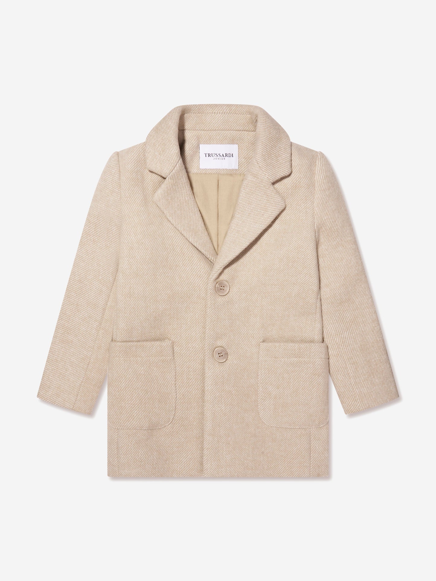 Trussardi Boys Imaril 米色长款大衣
