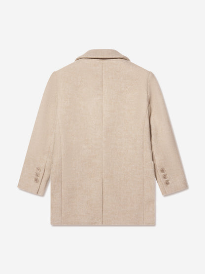 Trussardi Boys Imaril 米色长款大衣