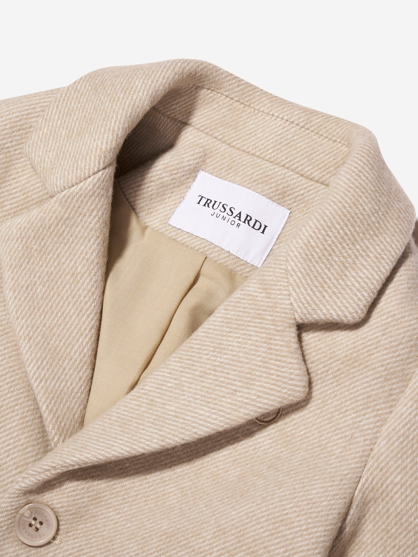 Trussardi Boys Imaril 米色长款大衣