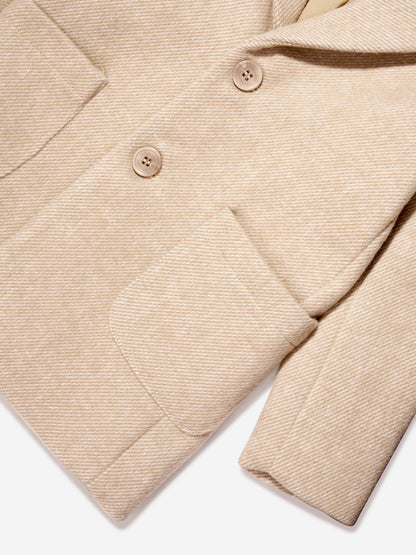 Trussardi Boys Imaril 米色长款大衣