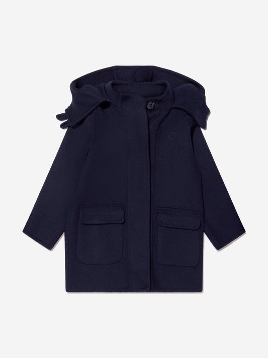 Trussardi Boys Gawir 海军蓝长款大衣