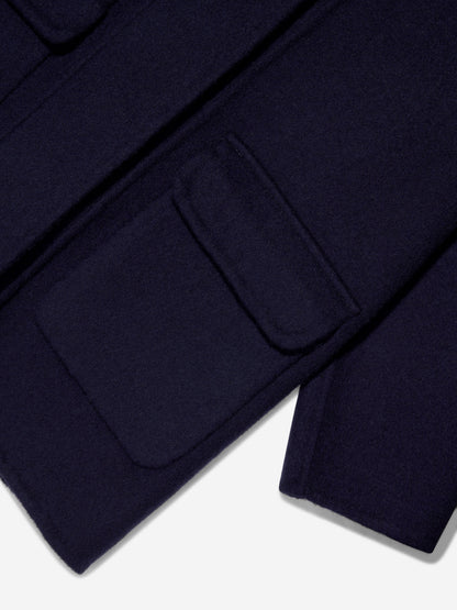 Trussardi Boys Gawir 海军蓝长款大衣