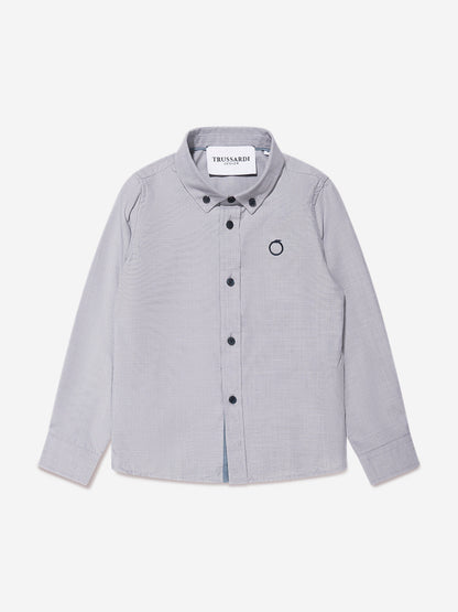 Trussardi 男童 Rahill 衬衫（灰色）