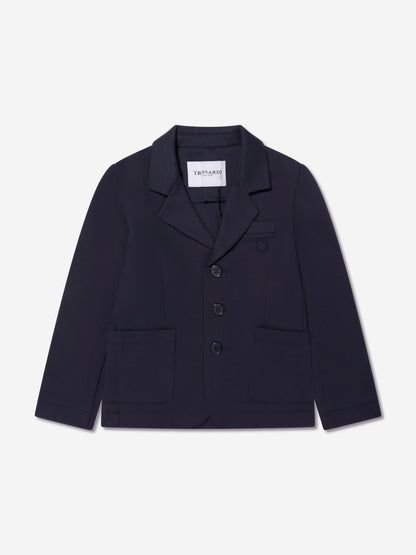 Trussardi 男童 Theoden 海军蓝夹克
