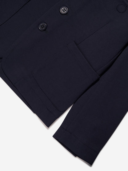 Trussardi 男童 Theoden 海军蓝夹克