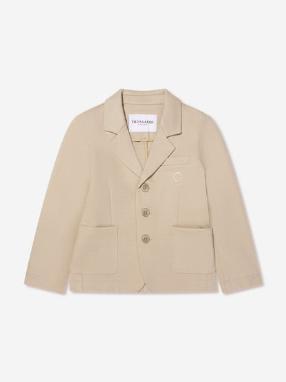 Trussardi 男孩米色 Theoden 夹克