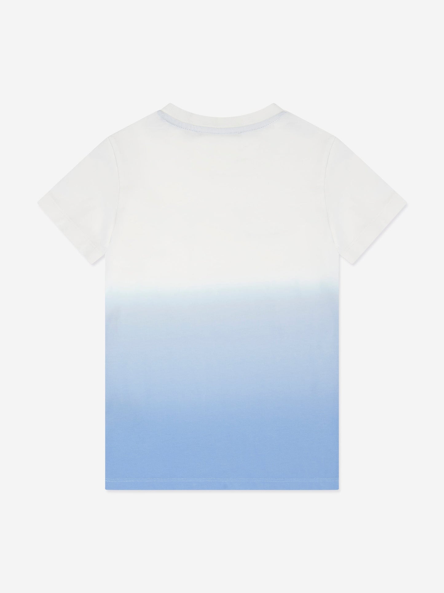 Trussardi Boys Factue Dip Dye T 恤（蓝色）