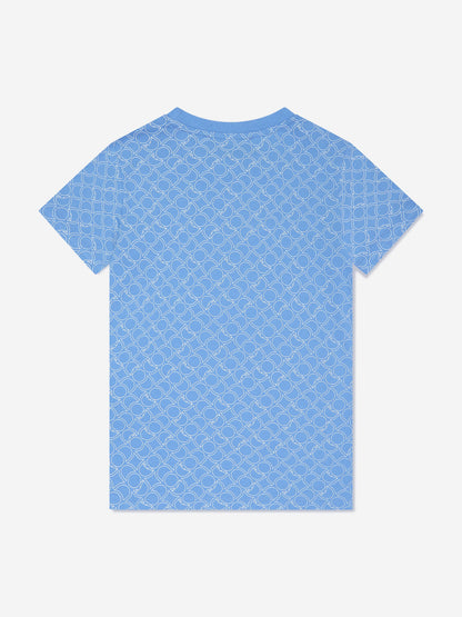 Trussardi Boys Alexandre 蓝色 T 恤