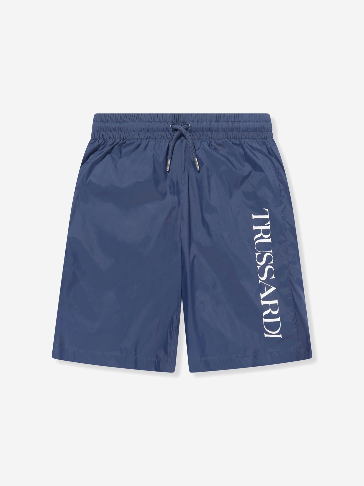 Trussardi 男童 Zakery Logo 海军蓝泳裤