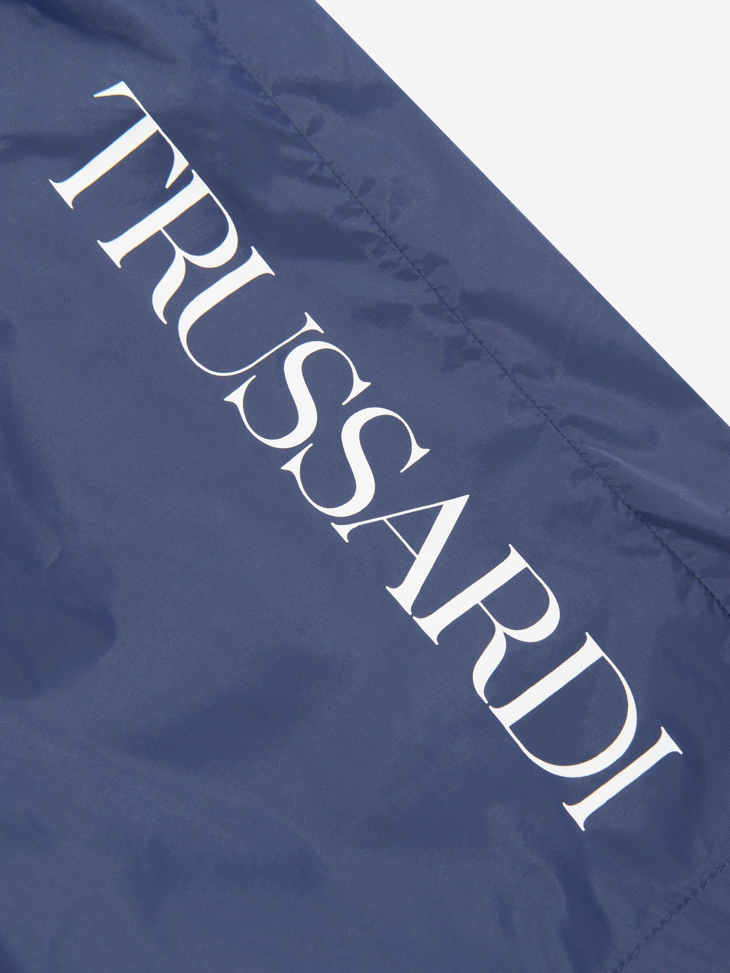 Trussardi 男童 Zakery Logo 海军蓝泳裤