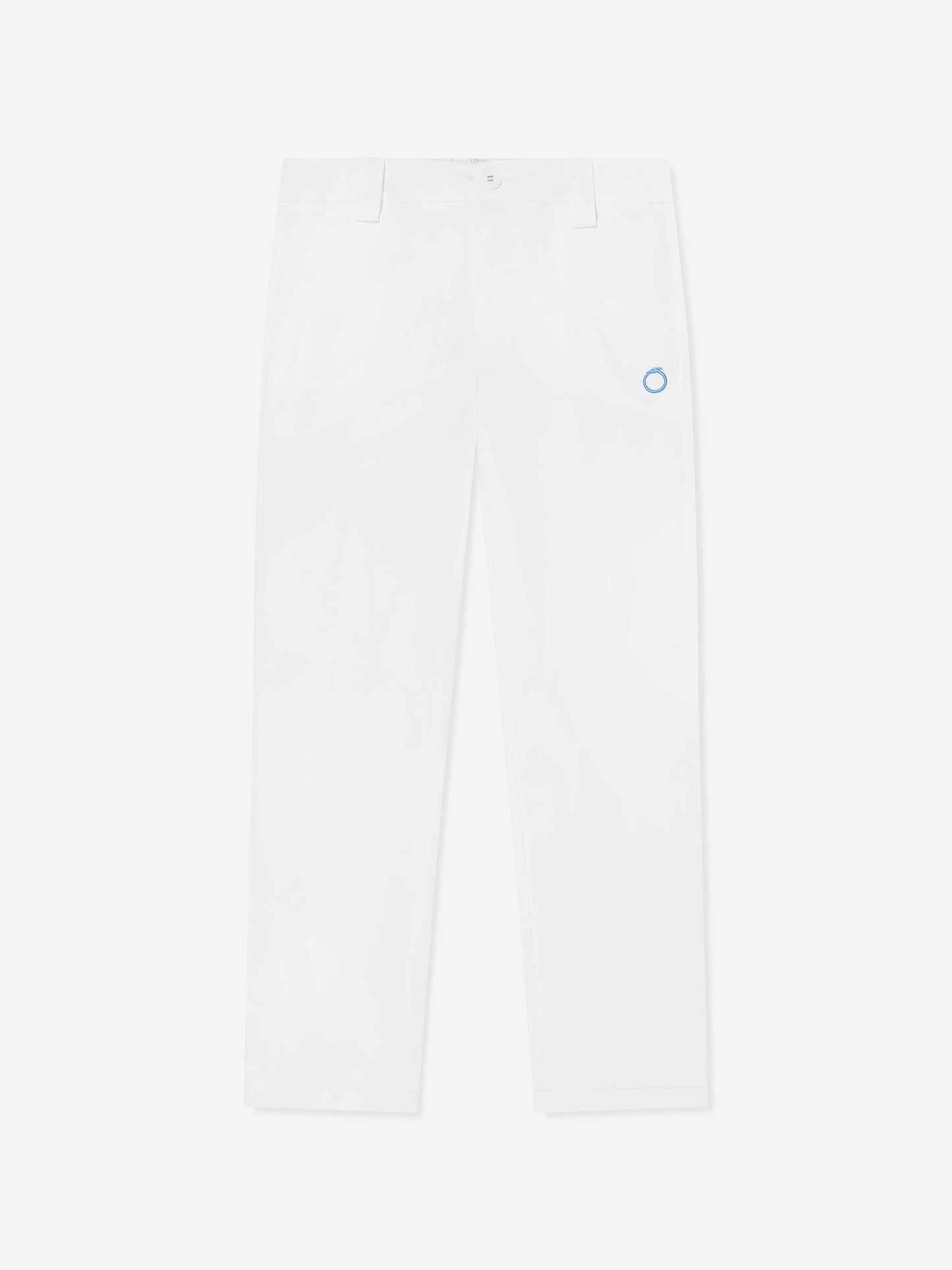 Trussardi 男童 Tofinuo 徽标长裤（白色）