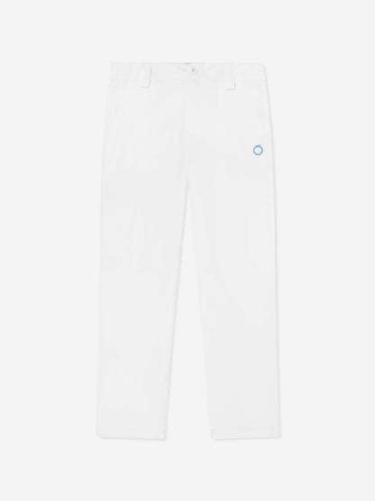Trussardi 男童 Tofinuo 徽标长裤（白色）