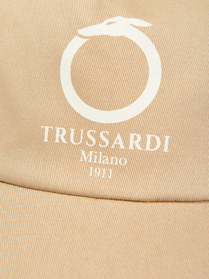Trussardi 儿童 Guitu 米色徽标棒球帽