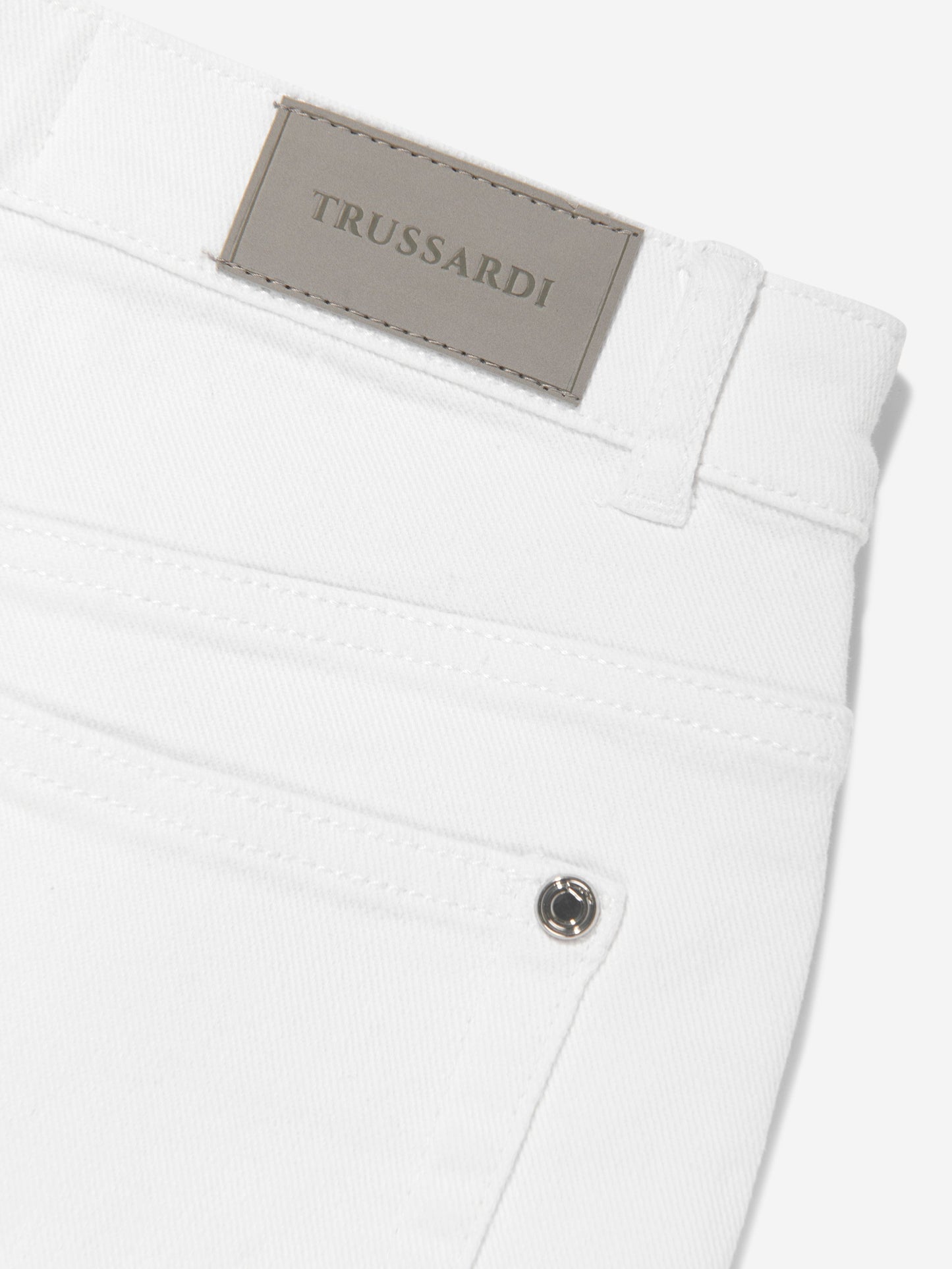 Trussardi 男童 Mogurean 百慕大短裤（白色）