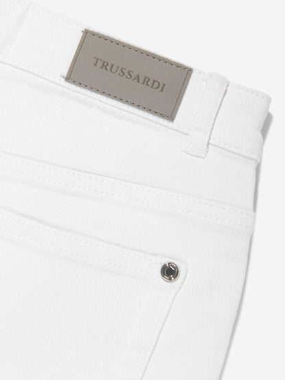 Trussardi 男童 Mogurean 百慕大短裤（白色）