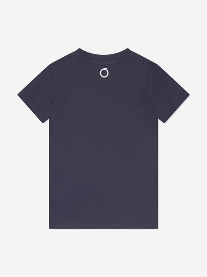 Trussardi Boys Ademilso 口袋 T 恤（海军蓝）