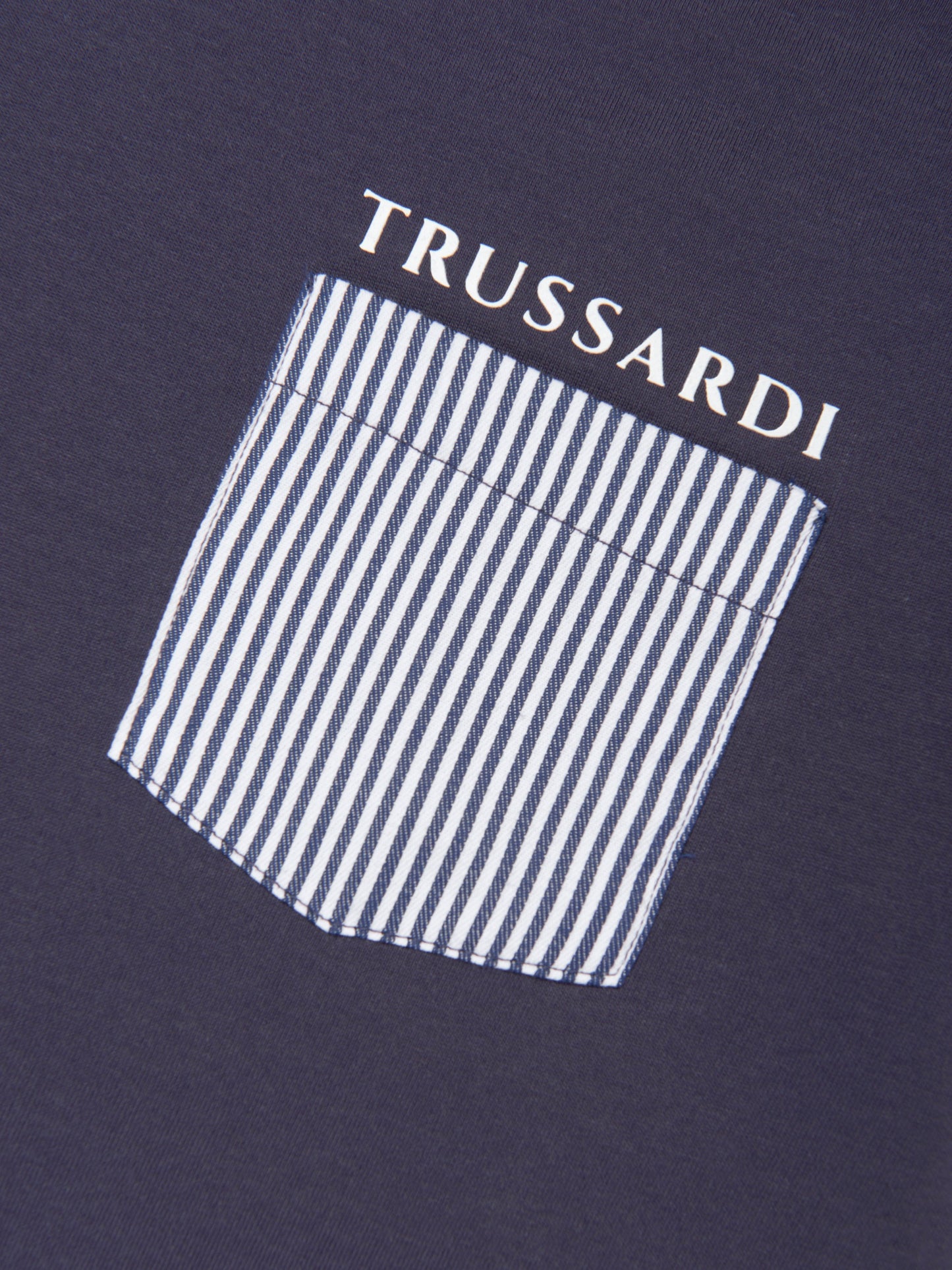 Trussardi Boys Ademilso 口袋 T 恤（海军蓝）