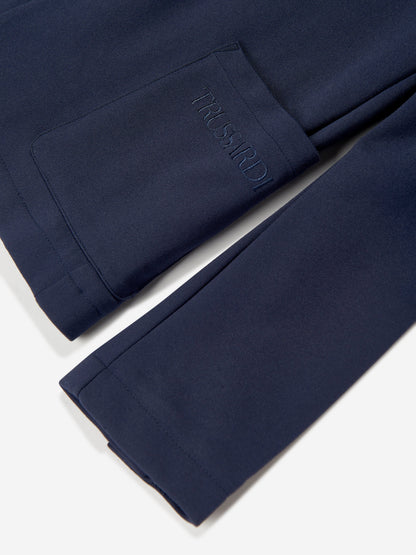 Trussardi 男童 Brev 海军蓝西装外套