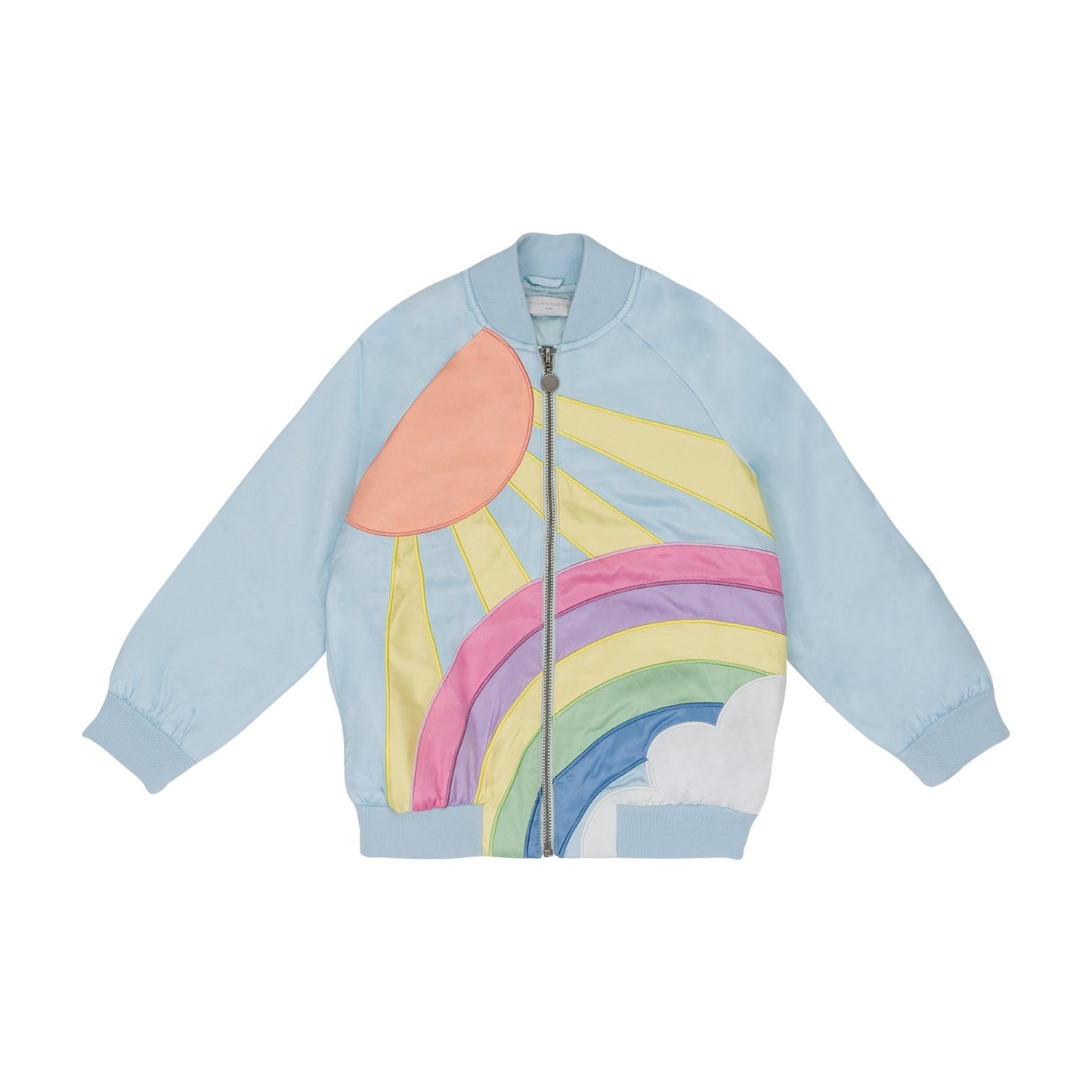 女童浅蓝色夹克