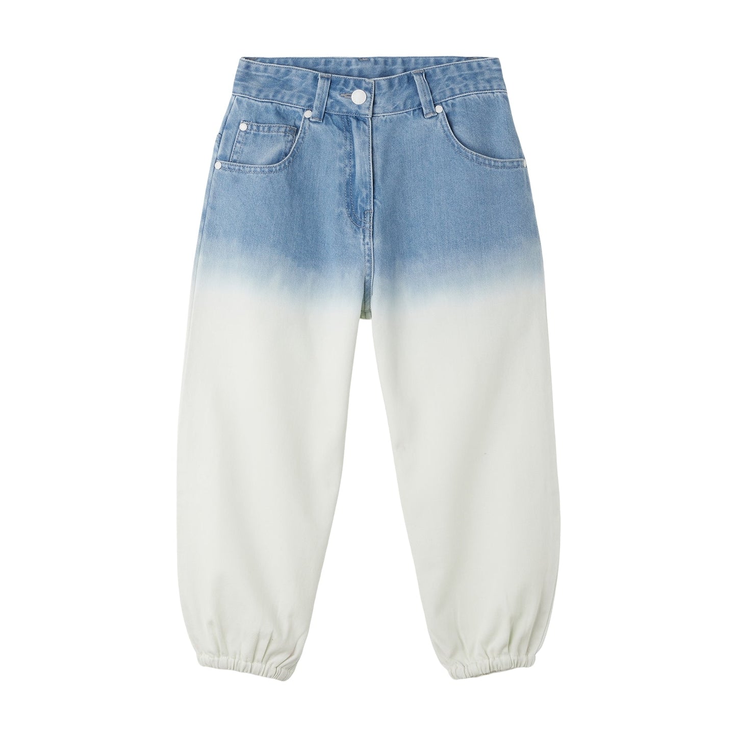 女童浅蓝色牛仔裤