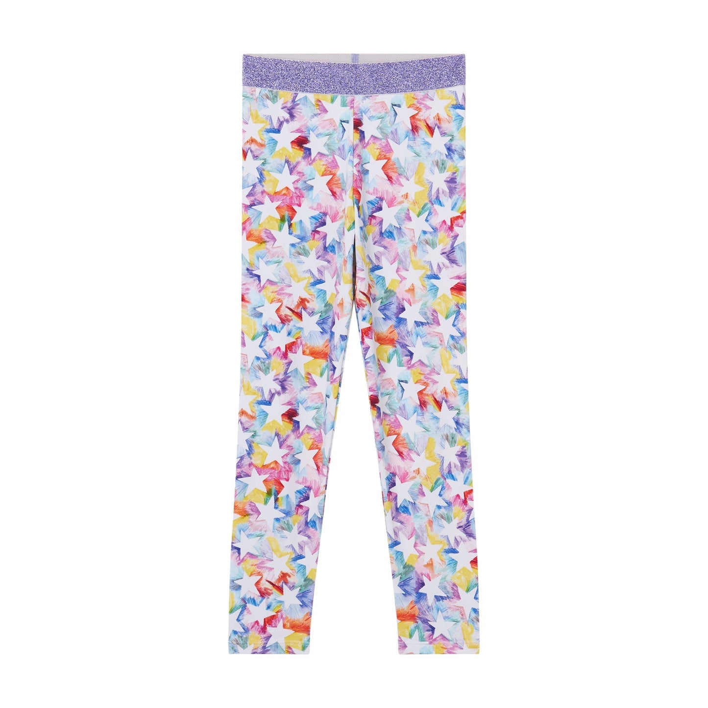 女童彩色星星打底裤