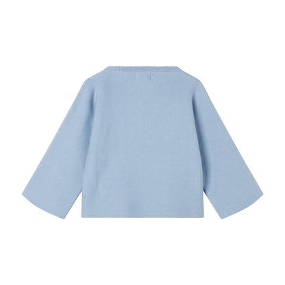 女童浅蓝色星星毛衣