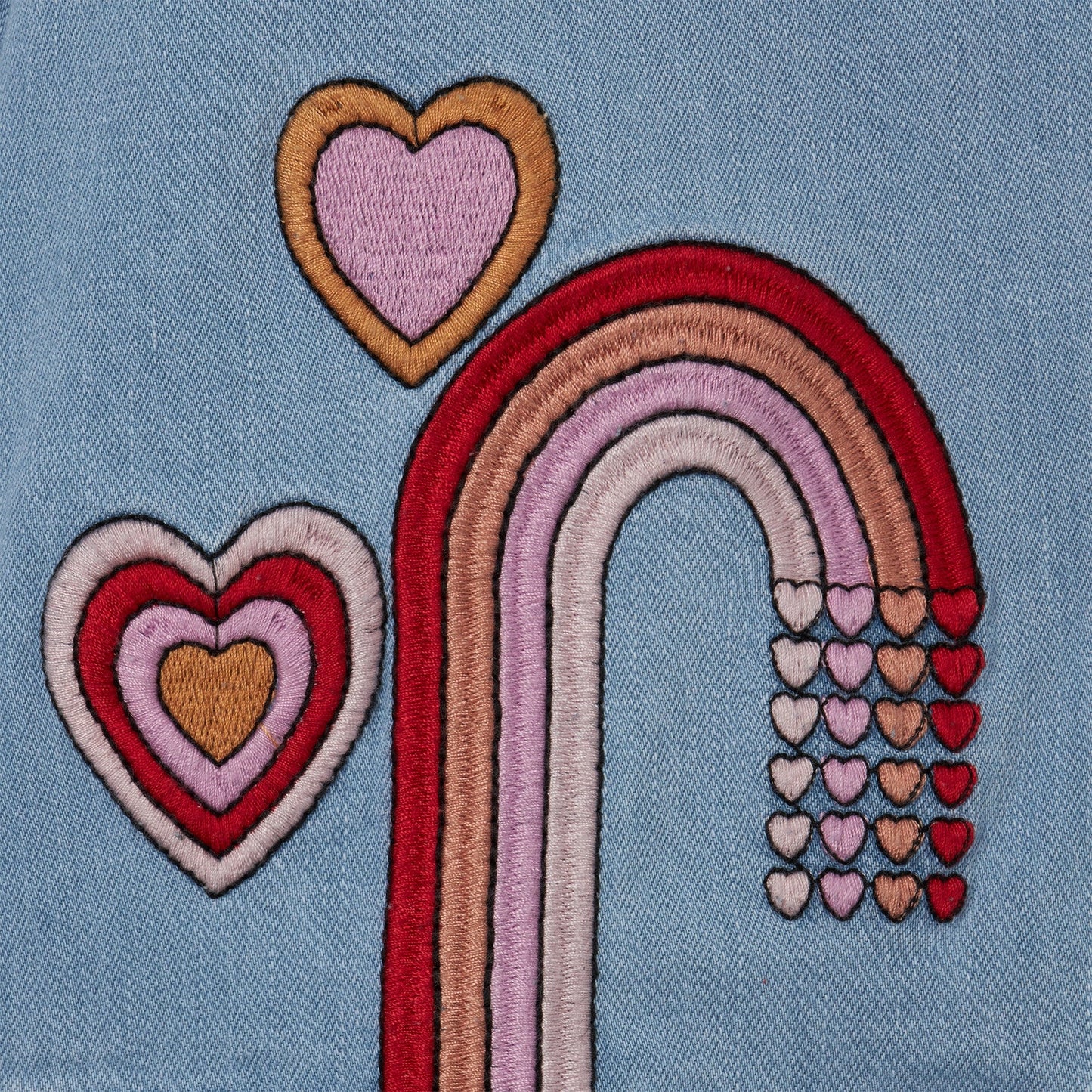 女童浅蓝色牛仔夹克