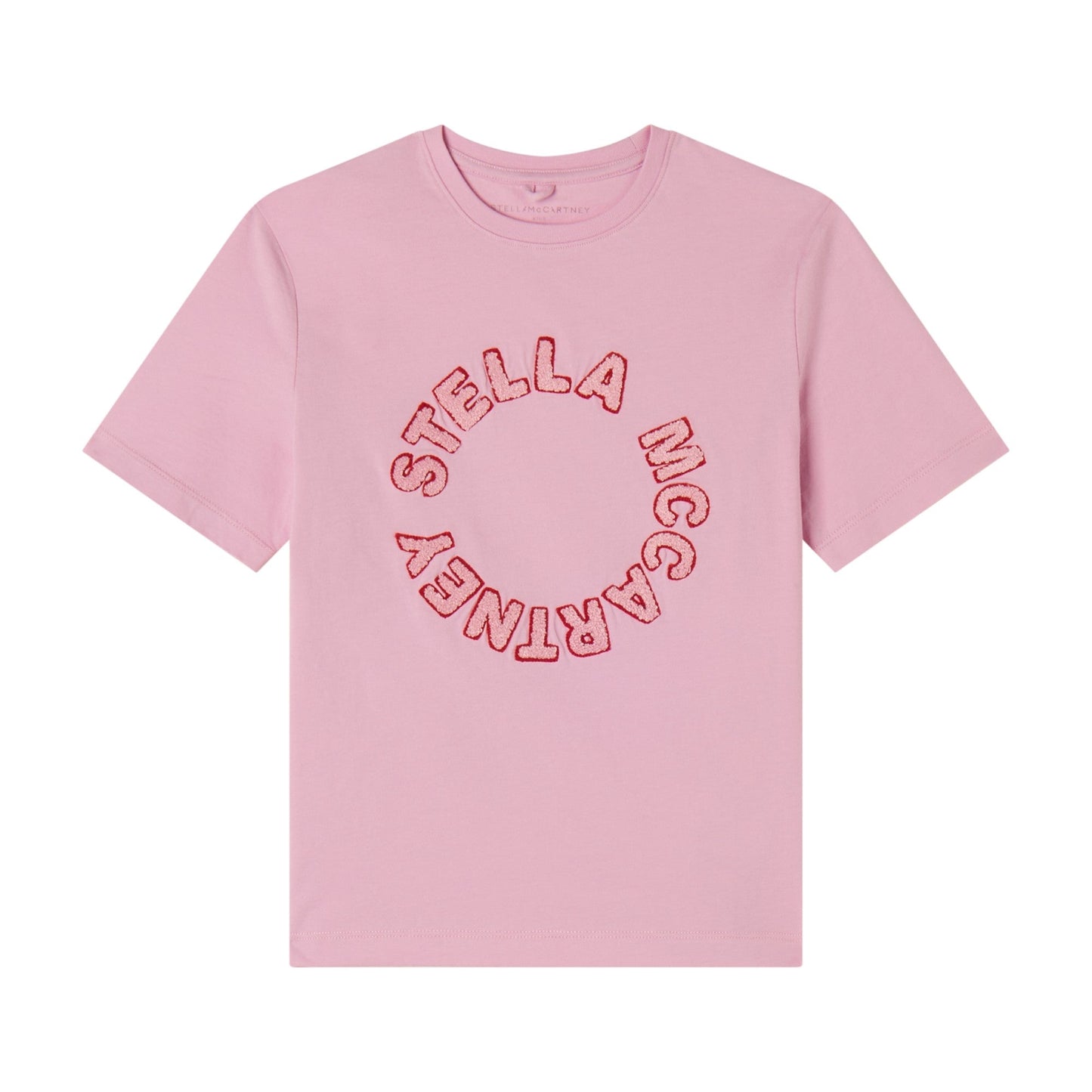 女童粉色Logo棉T恤