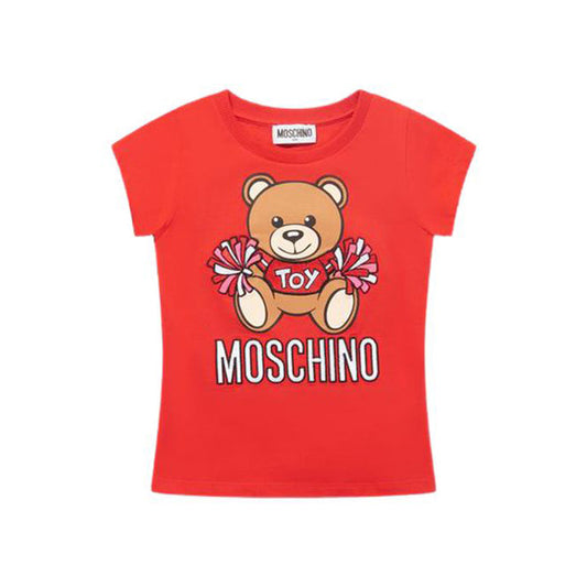 Boys & Girls Red Bear T-Shirt